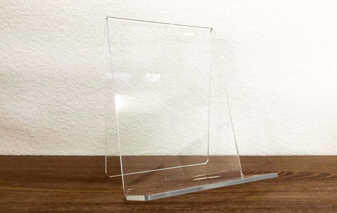 Clear Acrylic Book Stand | 6" Wide Heavy Acrylic Display Stands