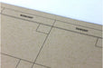 Month view calendar printed on kraft paper - clubcard vancouver