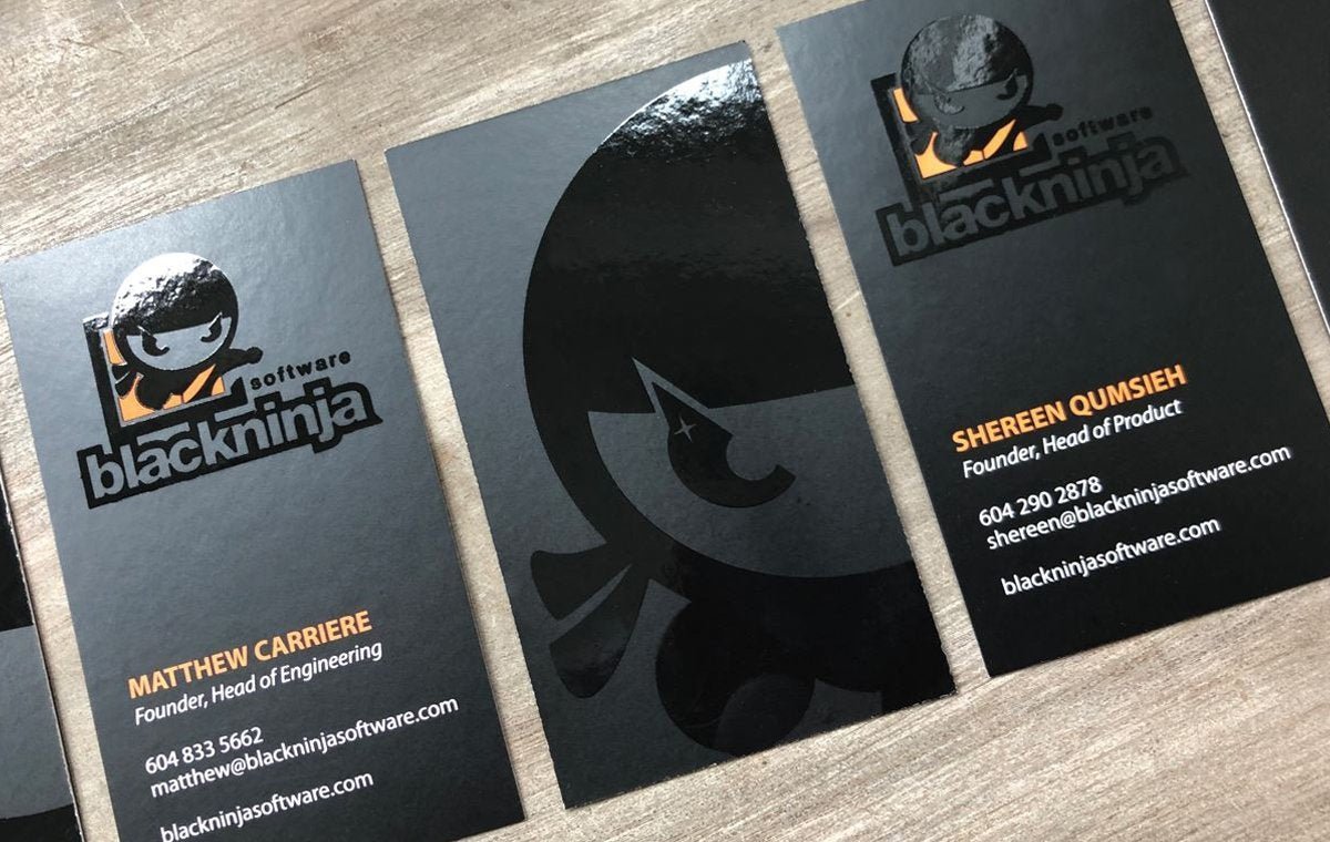 Spot Gloss Cards 16pt - Clubcard Printing Canada