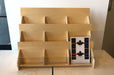 3 Level Retail Birch Wood Card Display Rack With 9 - Pockets - Clubcard Printing Canada