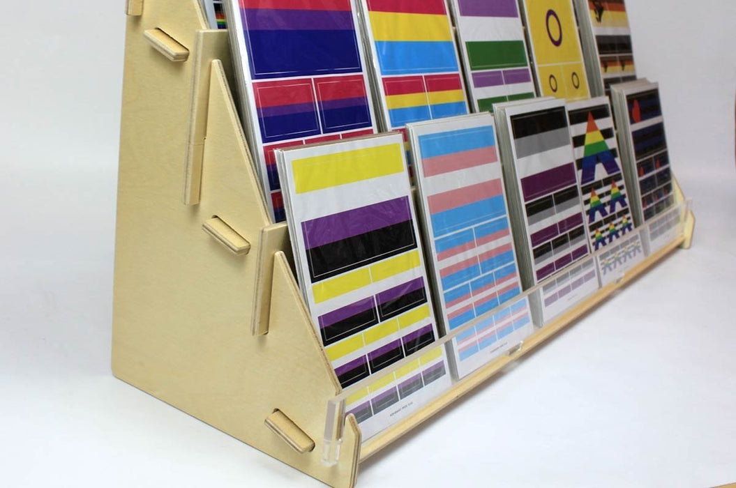 Card Rack Display 3 Tier 3-Tier Greeting Card Display Rack – 27