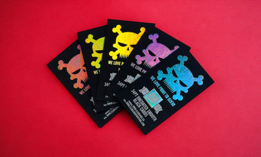 Black Uncoated Business Cards 34pt printed in Clubcard Printing Canada