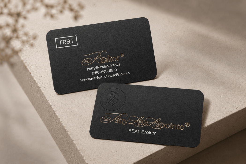 Black Uncoated Business Cards 34pt - Clubcard Printing Canada