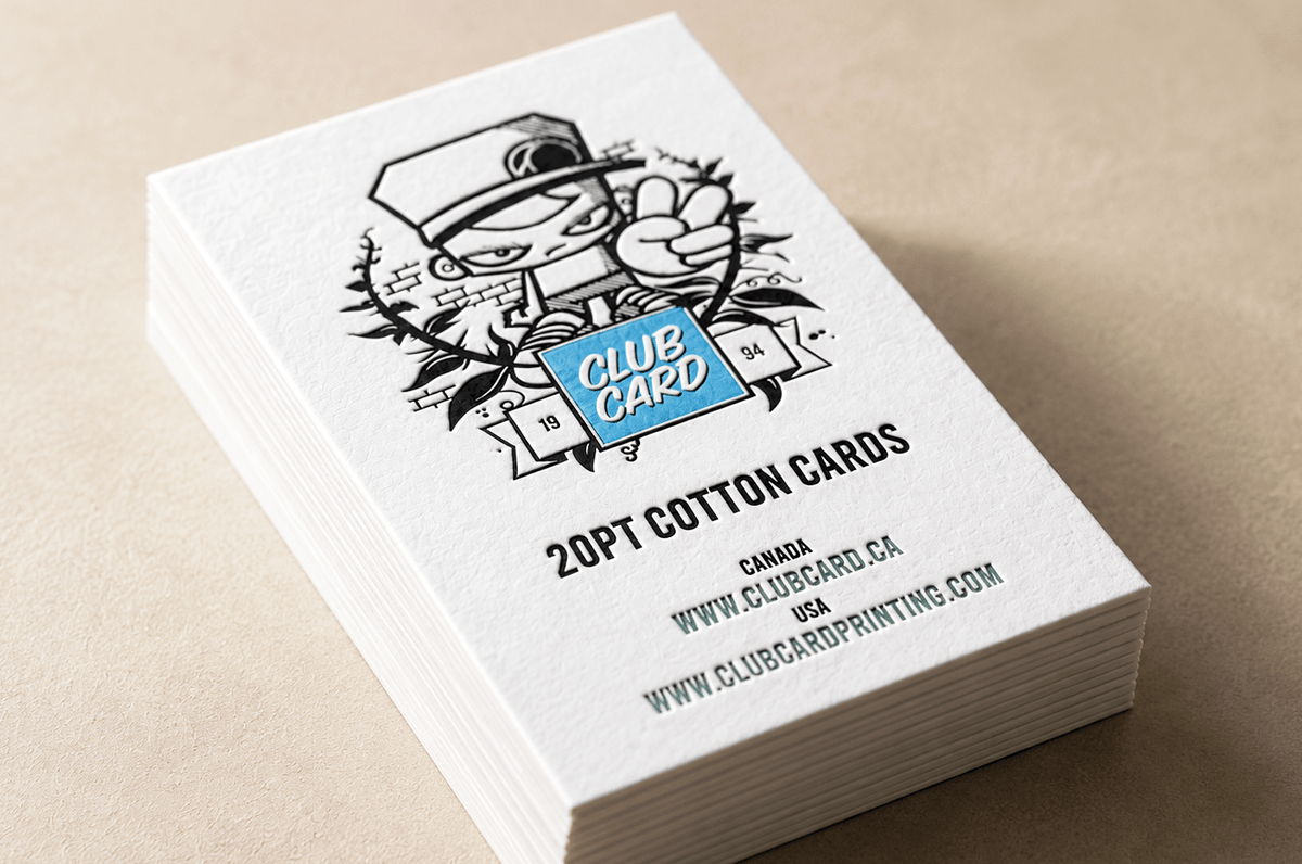 Cotton 20pt Cards