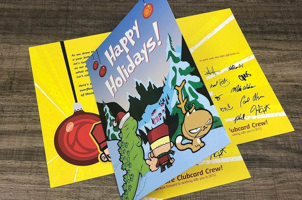 Coated 15pt Greeting Cards - Clubcard Printing Canada