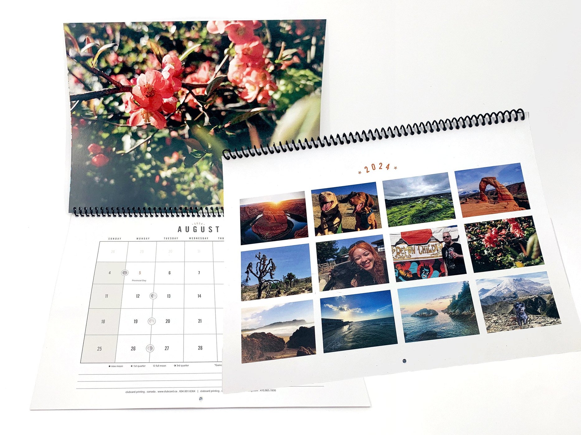 Custom 2026 Coil Bound Calendar Printing | Clubcard Vancouver ...