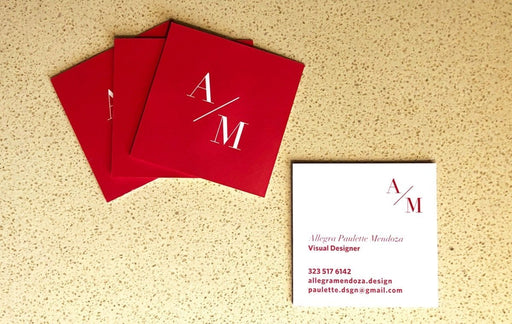 37pt colour core uncoated business cards with thick exposed coloured edges