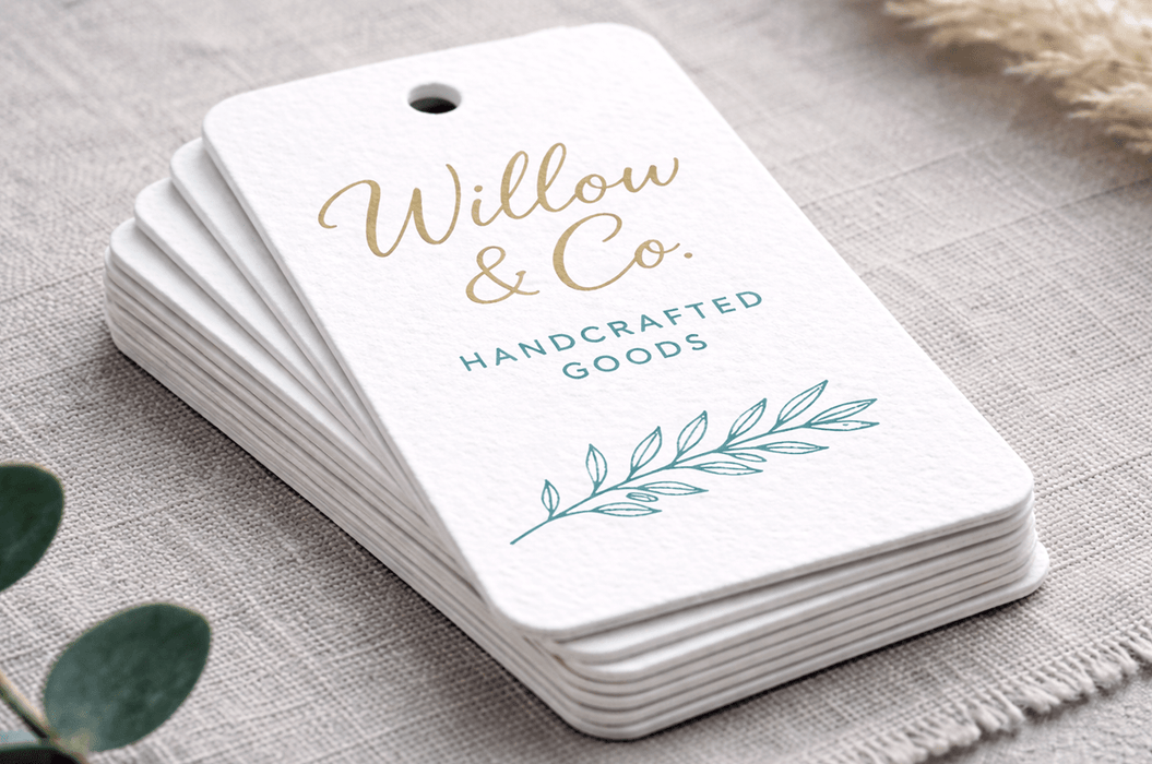 Cotton Hang Tags 38pt - Clubcard Printing Canada