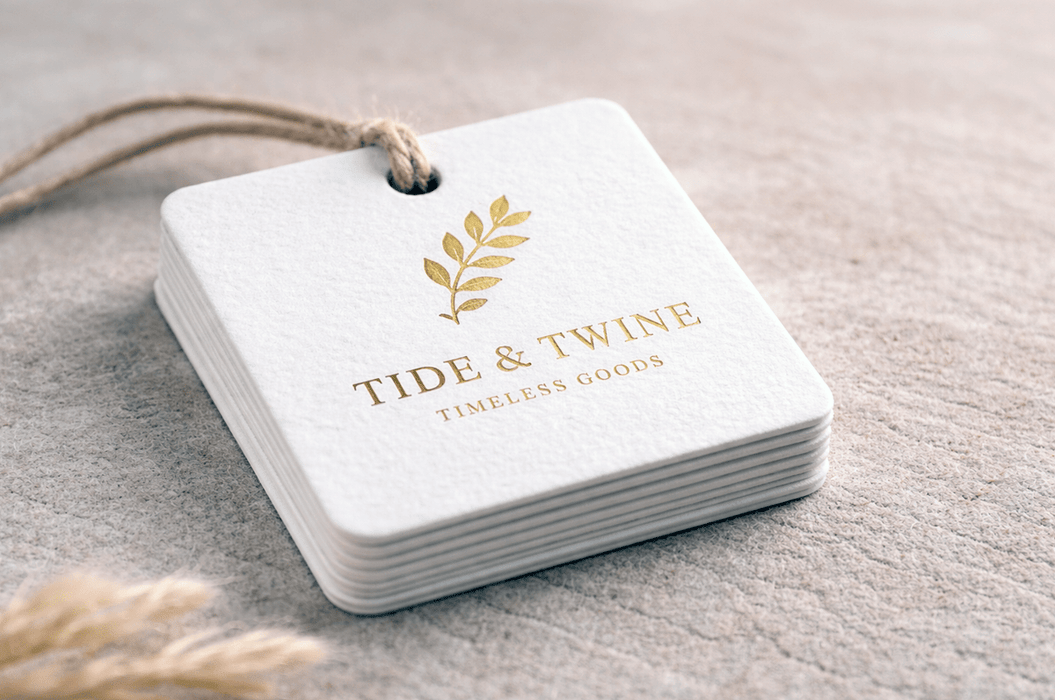 Cotton Hang Tags 38pt - Clubcard Printing Canada