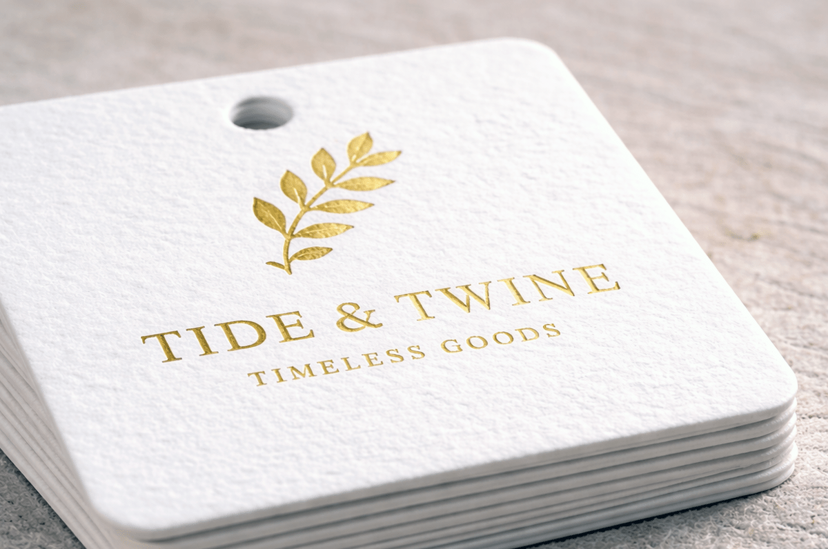 Cotton Hang Tags 38pt - Clubcard Printing Canada