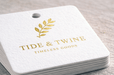 Cotton Hang Tags 38pt - Clubcard Printing Canada