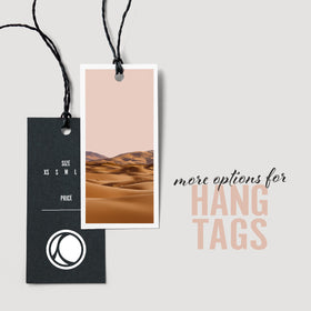 NEW! Expanded OPTIONS FOR HANGTAGS
