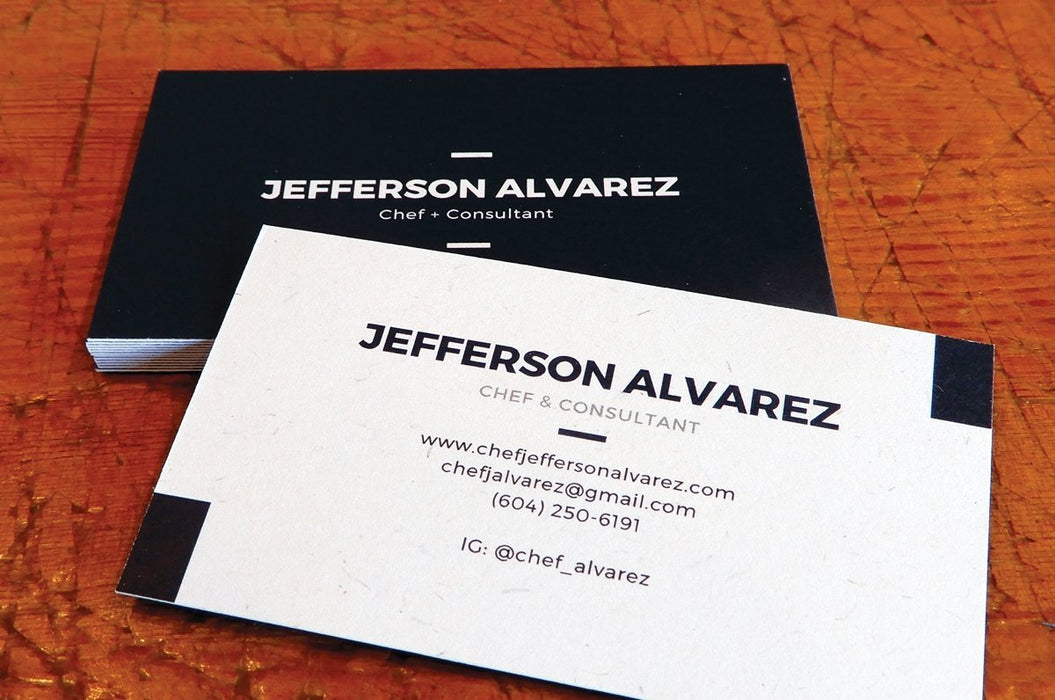 Hemp Business Cards 18pt - Clubcard Printing Canada