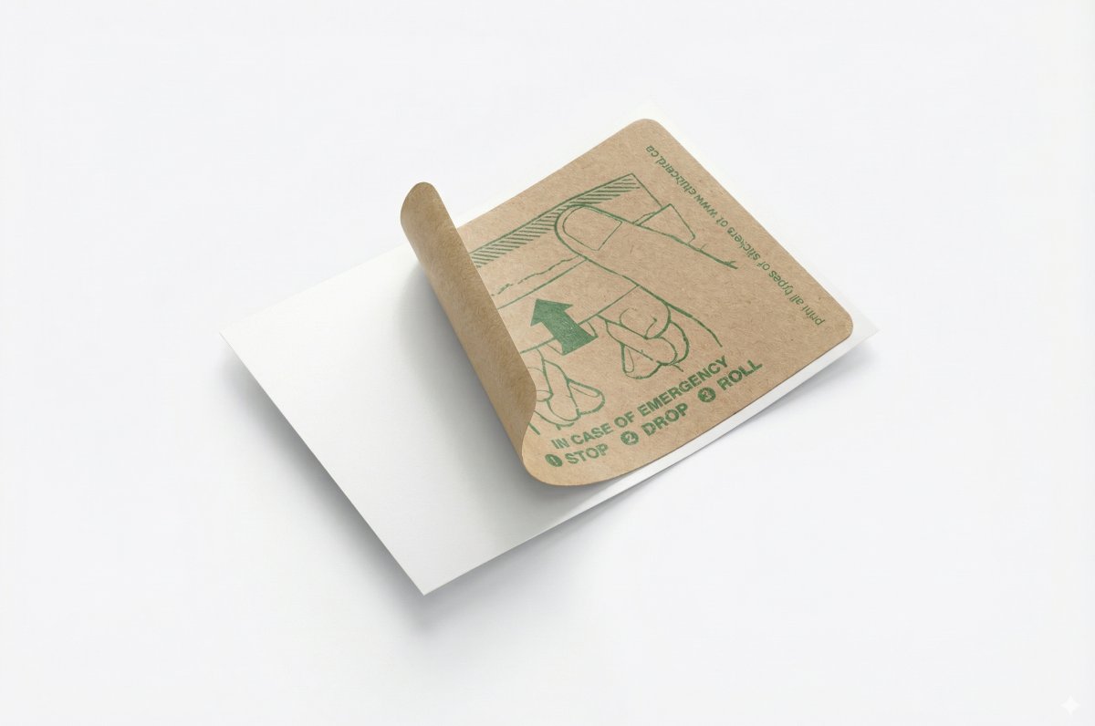 Standard Shape Non-Weatherproof Flexo Stickers