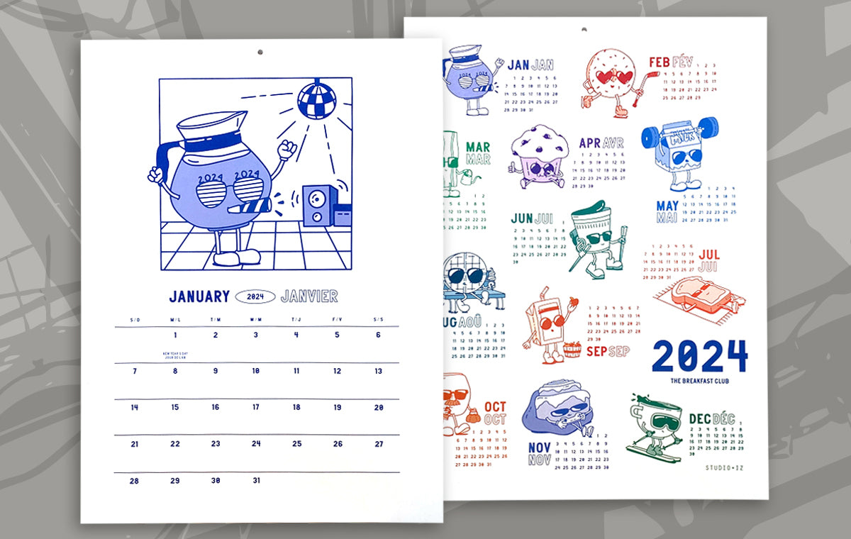 Padded Full Colour Calendars, Short Run Digital
