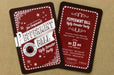 Peppermint Ball Ugly Sweater Party holiday event invitation postcards printed by Clubcard Vancouver