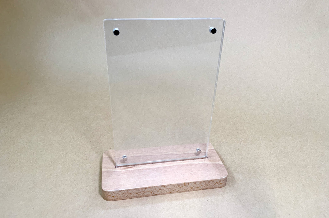 40 Pcs Clear Acrylic Display Stands - Mini Trading Card Holders, Coin & Medal Display, 3.6x2.7cm