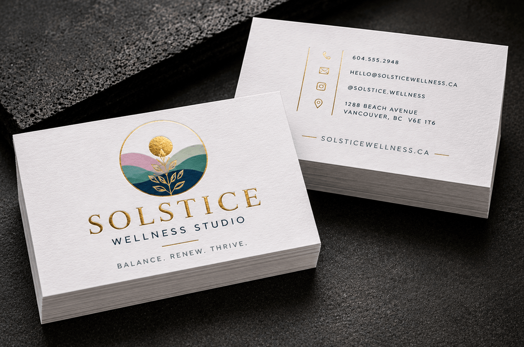 Recycled Uncoated Business Cards 12pt - Clubcard Printing Canada