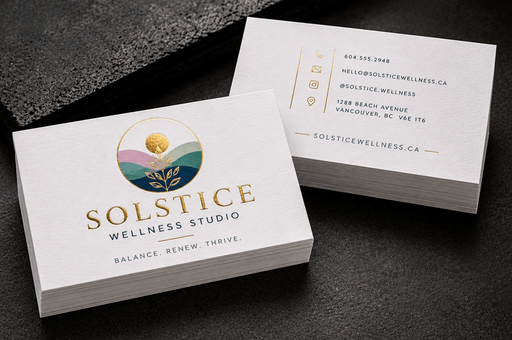 Recycled Uncoated Business Cards 12pt - Clubcard Printing Canada