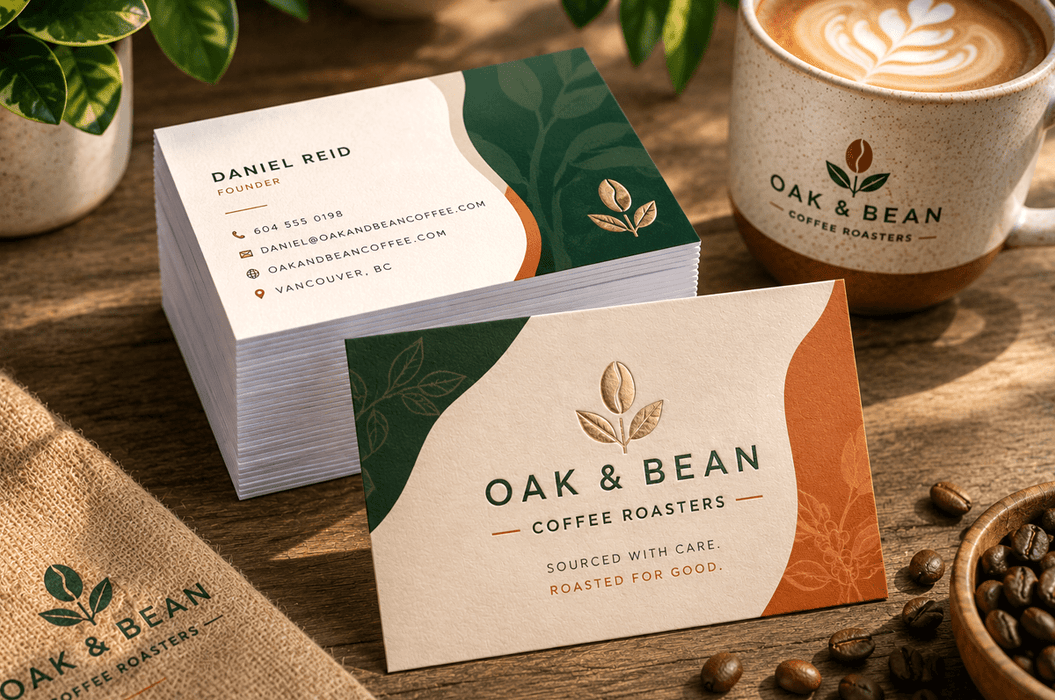 Recycled Uncoated Business Cards 24pt - Clubcard Printing Canada