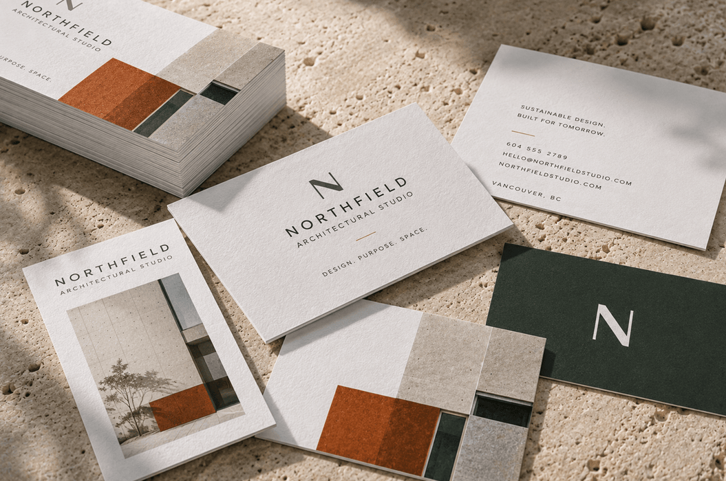 Recycled Uncoated Business Cards 24pt - Clubcard Printing Canada