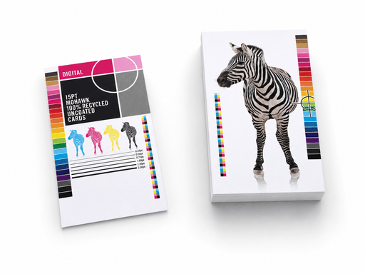 Recycled Uncoated Card Stock Brochures 15pt - Clubcard Printing Canada
