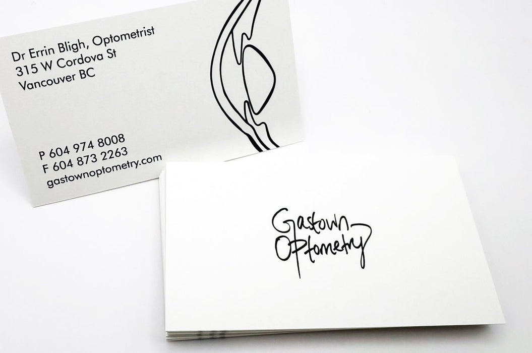 Recycled Uncoated Small Cards 15pt - Clubcard Printing Canada