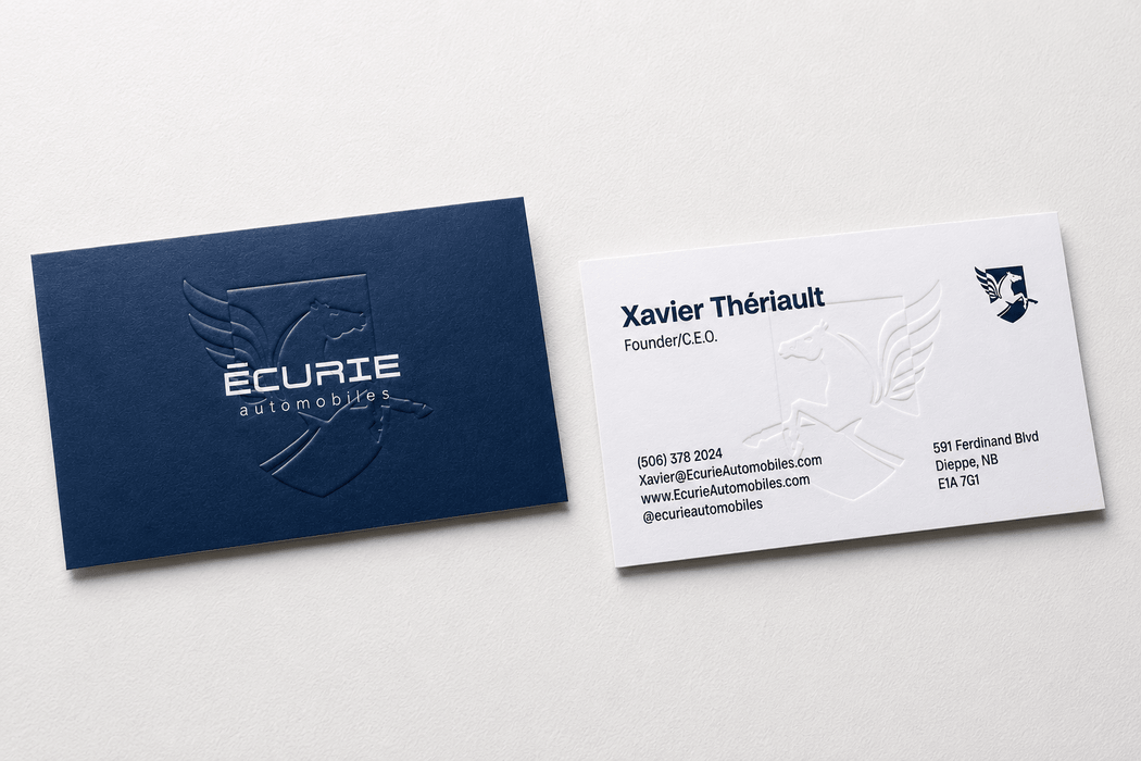 Smooth Uncoated Business Cards 24pt - Clubcard Printing Canada