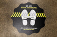 Social Distancing Floor Stickers, Slip Resistant Vinyl Stickers - Clubcard Printing Canada