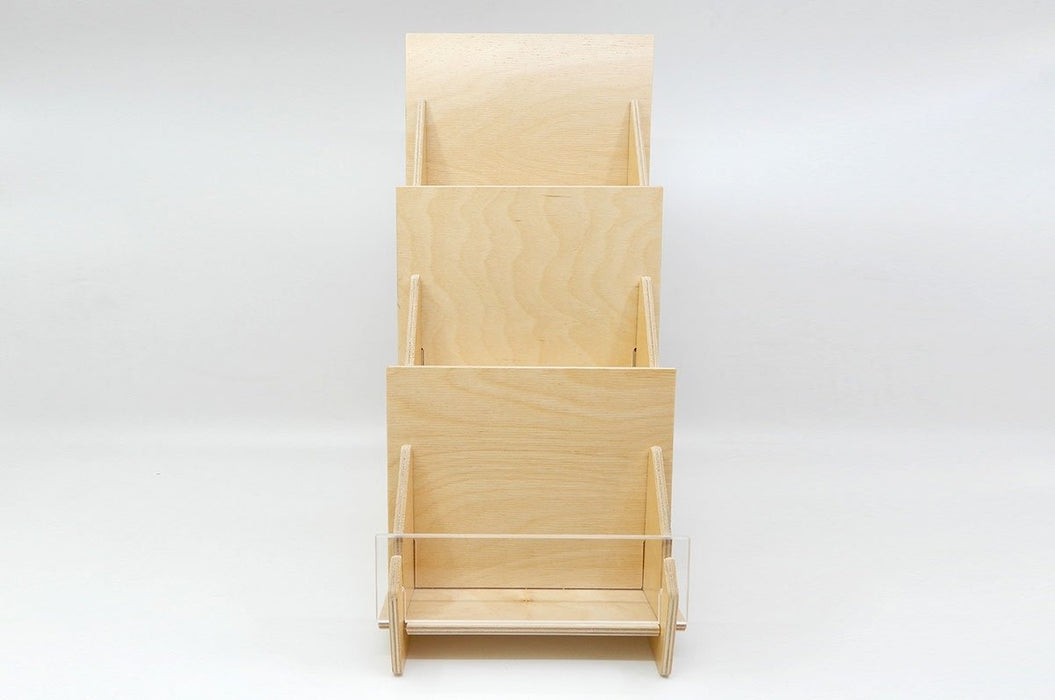 Wood Rack VEVOR Greeting Cards Display Rack 32-Pocket Rotating Postcard ...