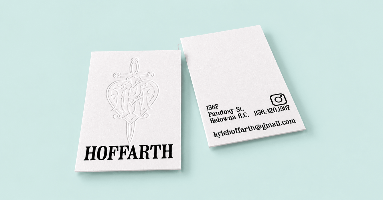 Uncoated Business Cards 32pt - Clubcard Printing Canada