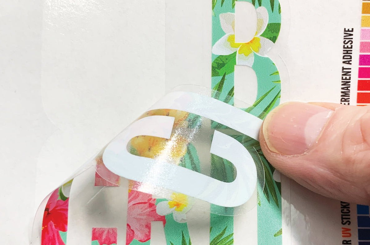 Vancouver Sticker Printing On Clear, White or Holographic Vinyl Stock ...