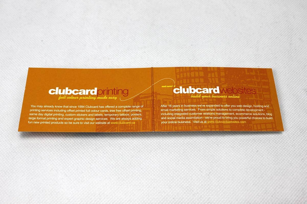 Custom Door Hanger Printing On 14PT — Clubcard Printing USA