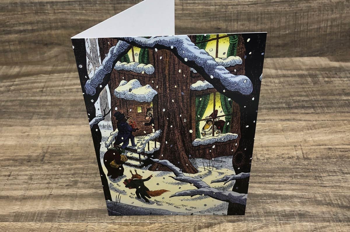 Coated One Side Greeting Cards 16pt