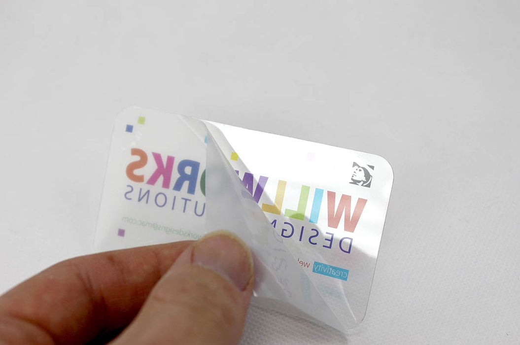 Clear Plastic Business Cards 20pt