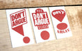 Uncoated Business Cards 14pt printed in Vancouver for Don't Argue Pizza