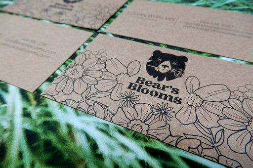24pt Chipboard business cards | Vancouver Business card printing | Clubcard