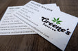 Hemp Business Cards 18pt printed in Vancouver 