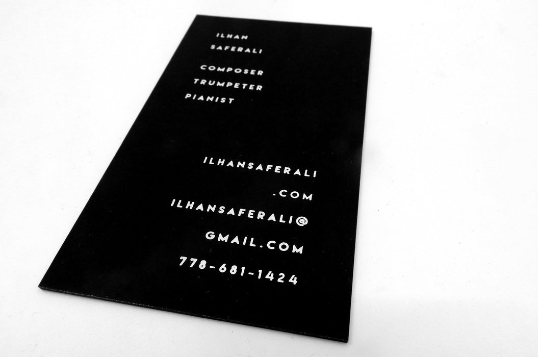 Black Soft Touch Business Cards 34pt