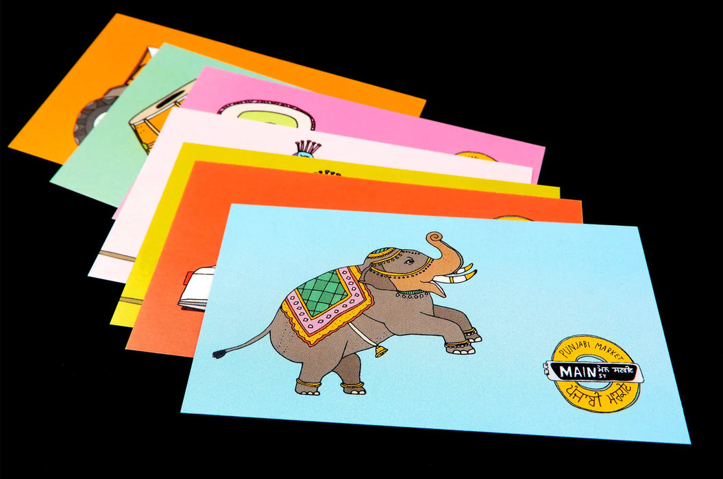 Vancouver Punjabi Market Business card printed on 15pt coated card stock | Clubcard Printing Vancouver