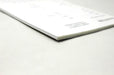 Affordable notepad printing with standard opaque padding glue with a chipboard backer.
