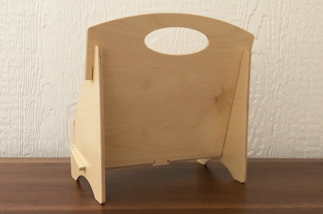 Easel Style BookStand Made Of Birchwood, 6 Wide