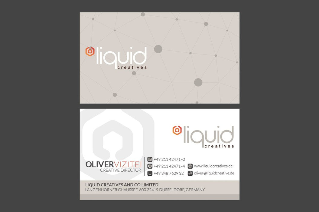 Liquid Business Card Template