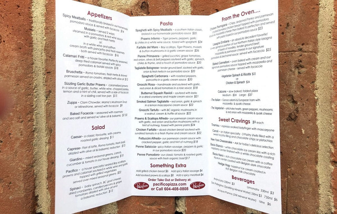 Uncoated Paper Brochures 70lb - Clubcard Printing Canada