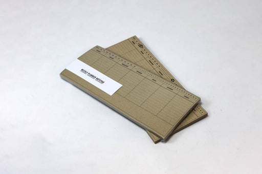 54 week planner notepad | Natural kraft recycled paper | Clubcard Printing